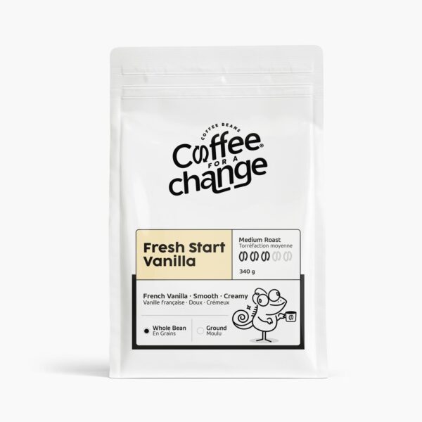 Fresh Start Vanilla vanilla flavored coffee beans 340 g bag